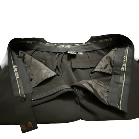 Anne Klein Women Black Dress Pants  Size 6 Professional Business Wide Leg Career - Picture 2 of 9